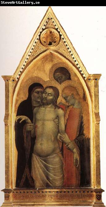 GIOVANNI DA MILANO Pieta of Christ and His Mourners